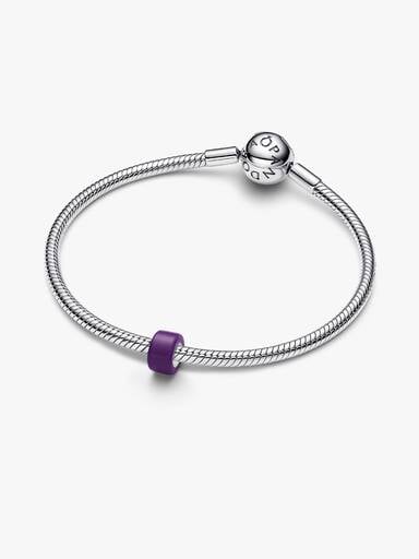 Mały charms Fioletowe szkło Murano
