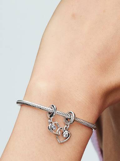 Rozdzielany charms-zawieszka Na zawsze przy Tobie