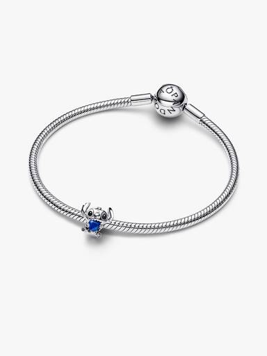 Charms Disney Stitch Niebieskie serce