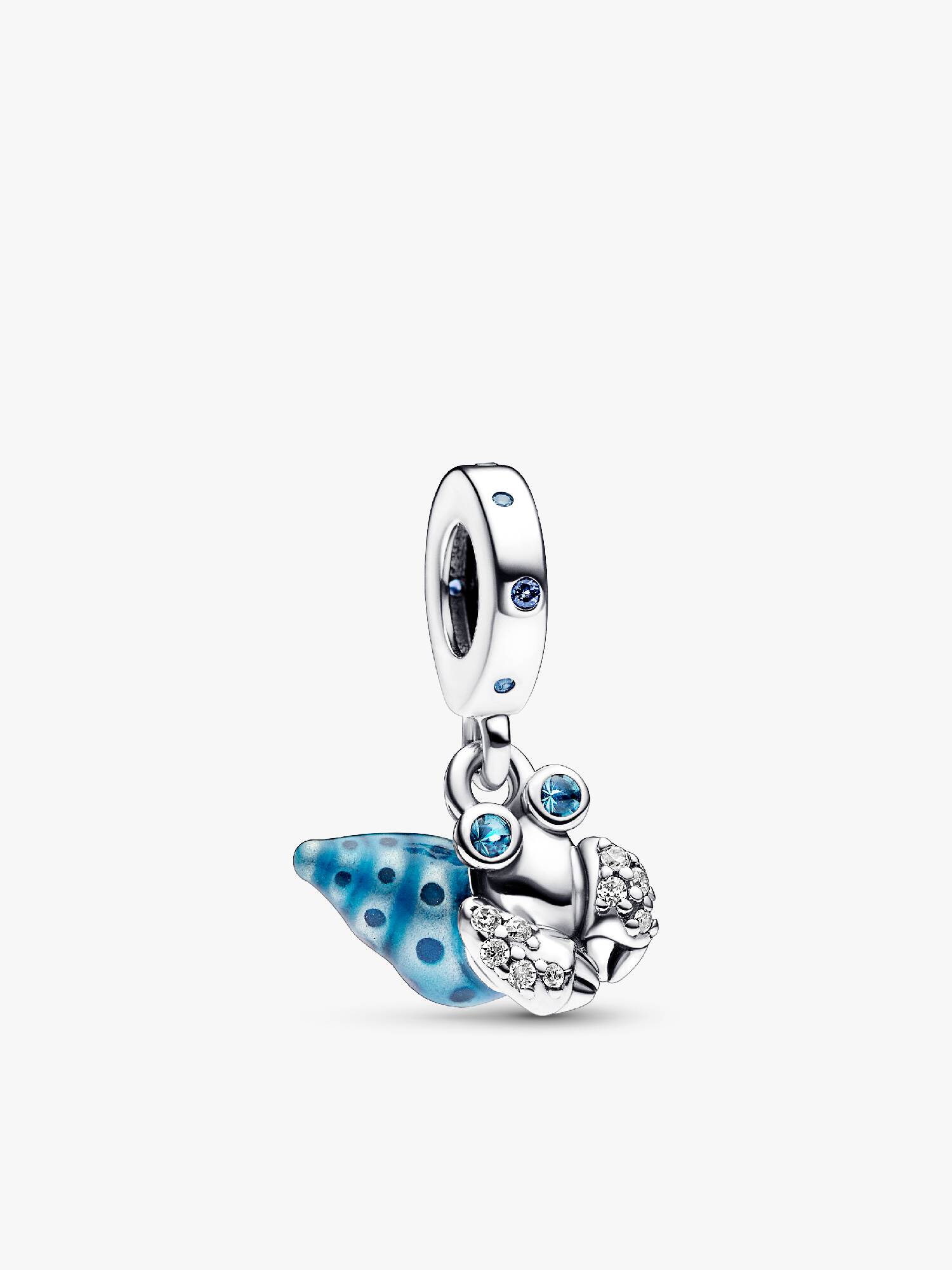 Charms-zawieszka świecący w ciemności Krab Pustelnik