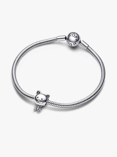 Charms Kotek z kokardką