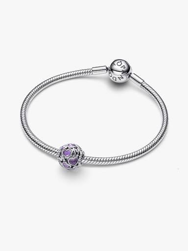 Charms Ażurowe serduszka dla mamy
