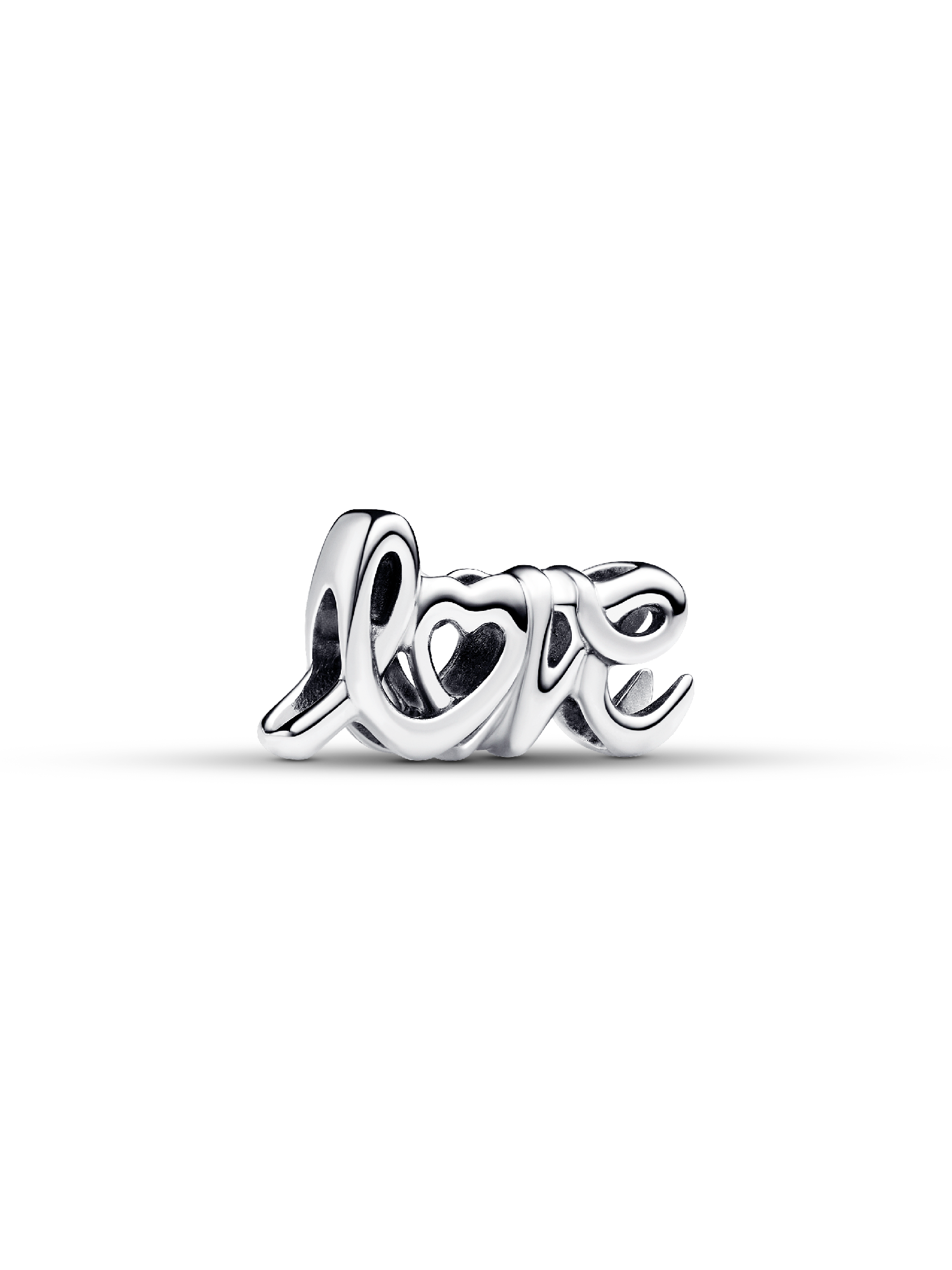 Charms w kształcie odręcznego napisu „love”