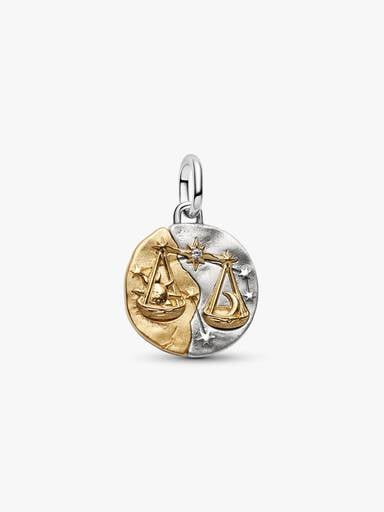Charms-medalion ze znakiem zodiaku Waga