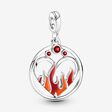 Charms-medalion Pandora ME Serce i ogień