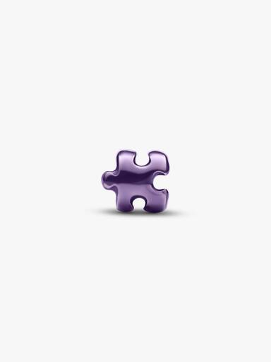Mały charms Fioletowy puzzel