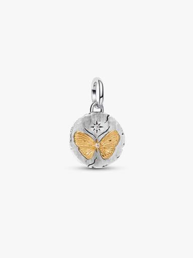 Charms-medalion Motyl