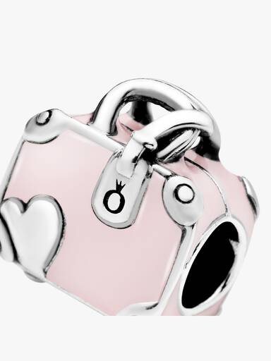 Charms Różowa torba podróżna