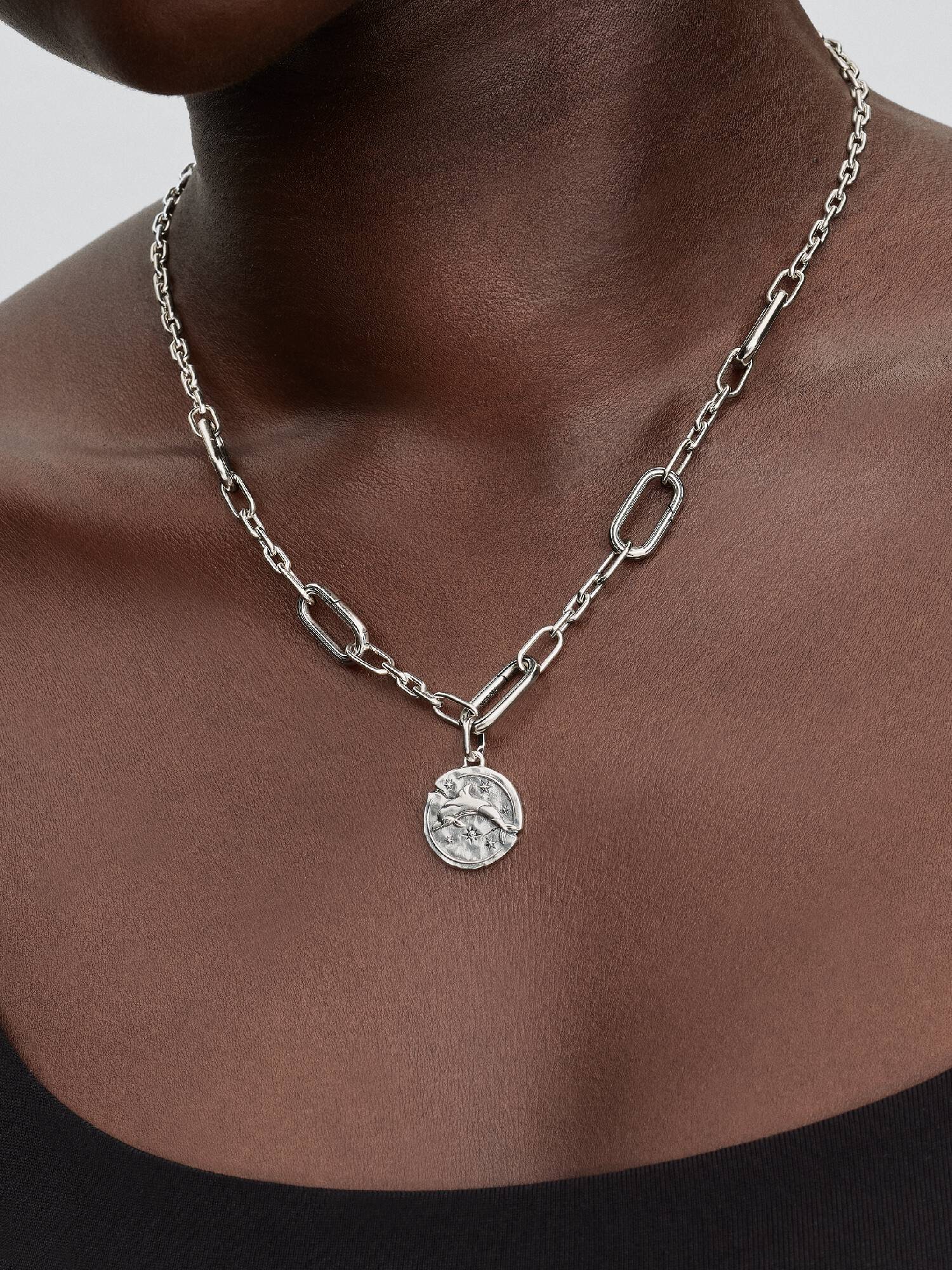 Charms-medalion Delfin