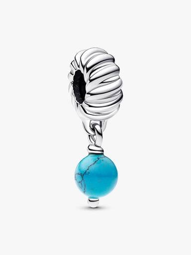 Charms-zawieszka Turkusowa kula
