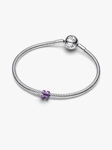 Mały charms Fioletowy puzzel