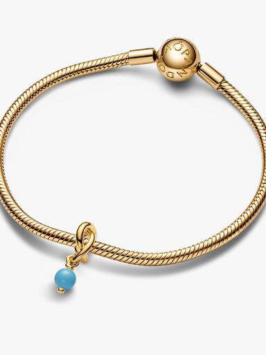 Charms-zawieszka Turkusowy symbol wieczności