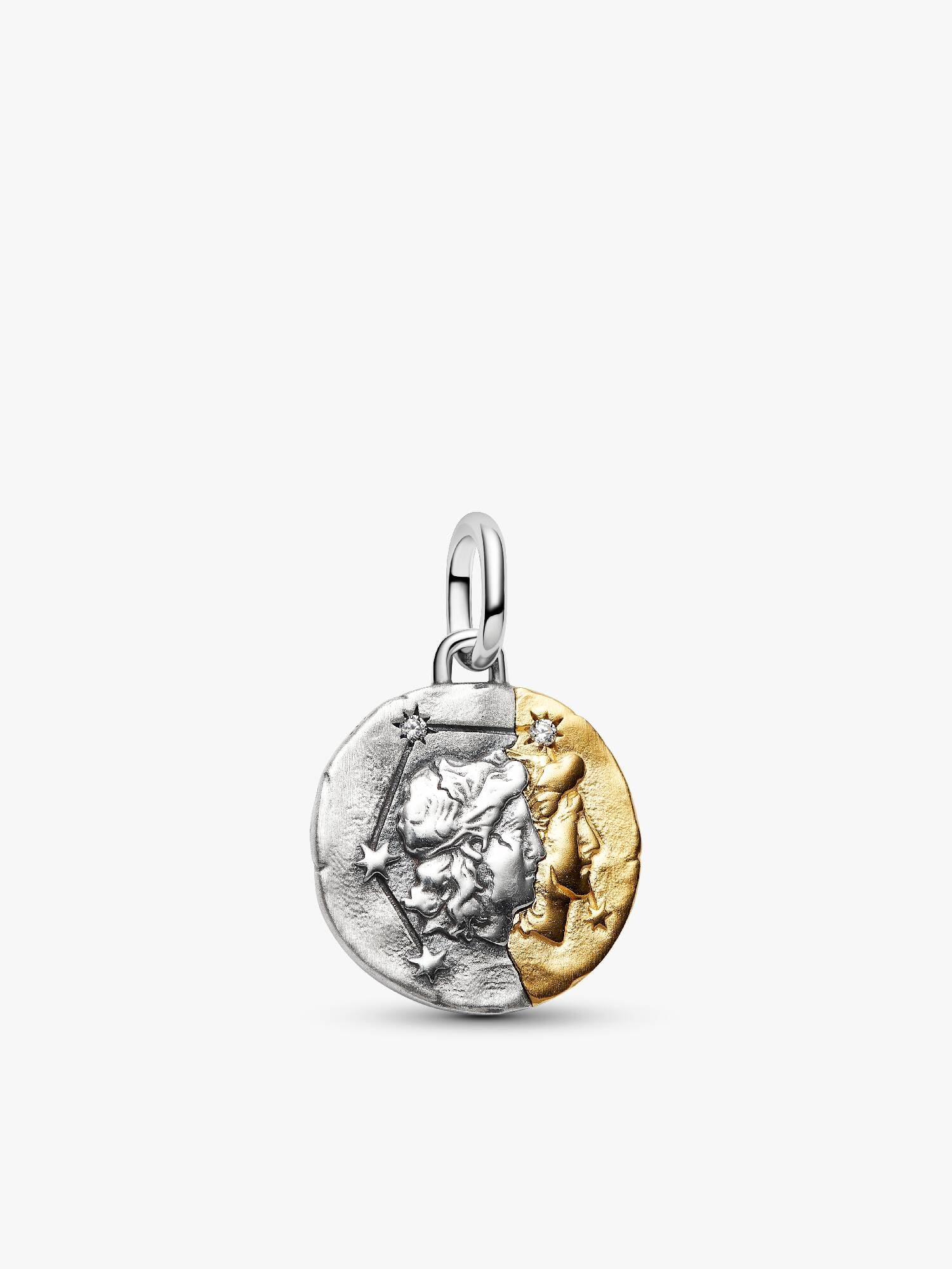 Charms-medalion ze znakiem zodiaku Bliźnięta
