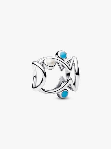 Charms Ażurowa rybka