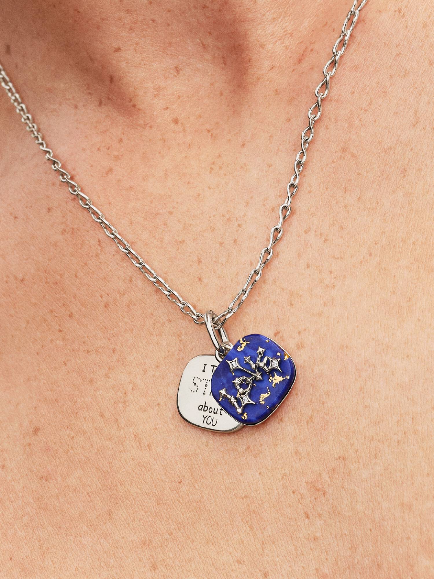 Podwójny charms-zawieszka Gwiazdozbiór miłości