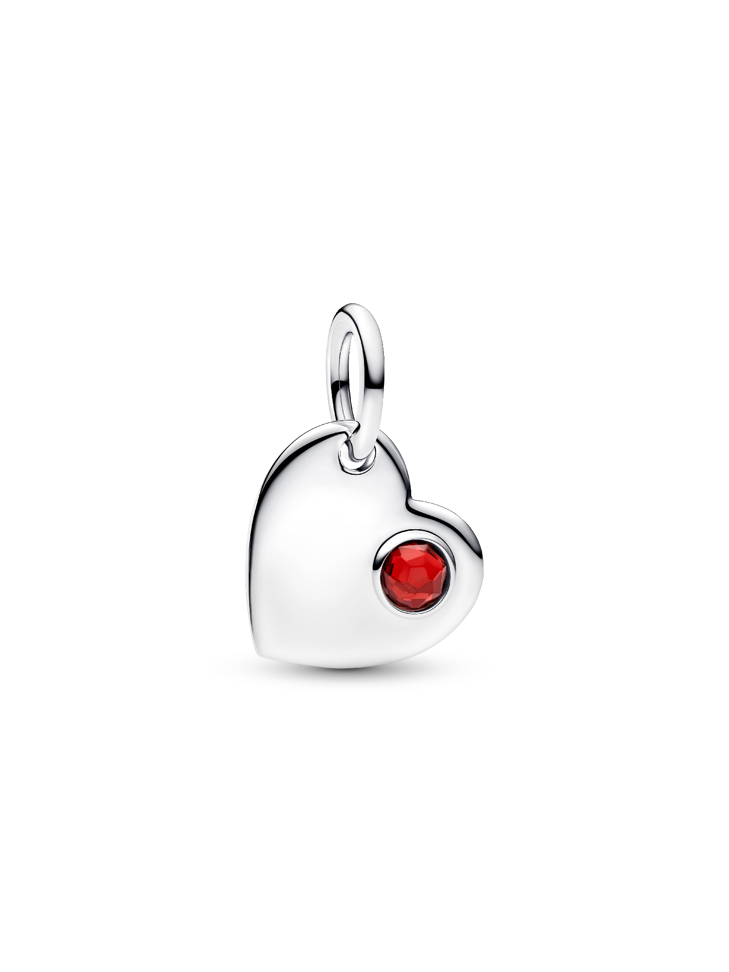 Charms-zawieszka Czerwone serce do grawerowania