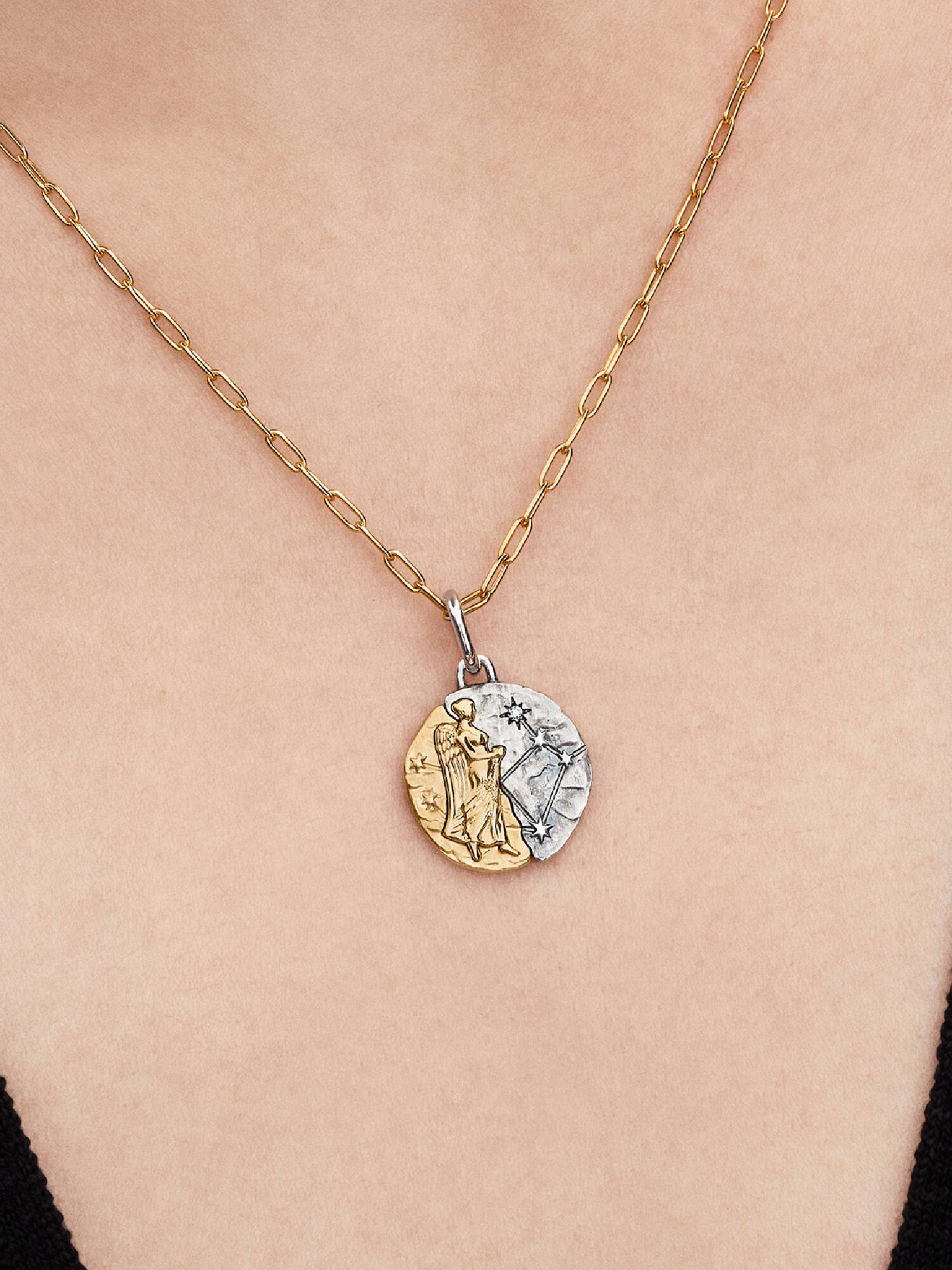 Charms-medalion ze znakiem zodiaku Panna