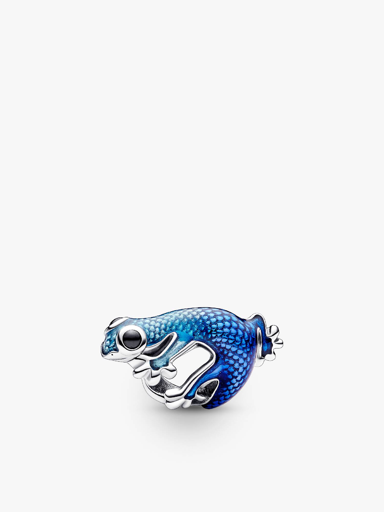 Charms Niebieski metaliczny gekon