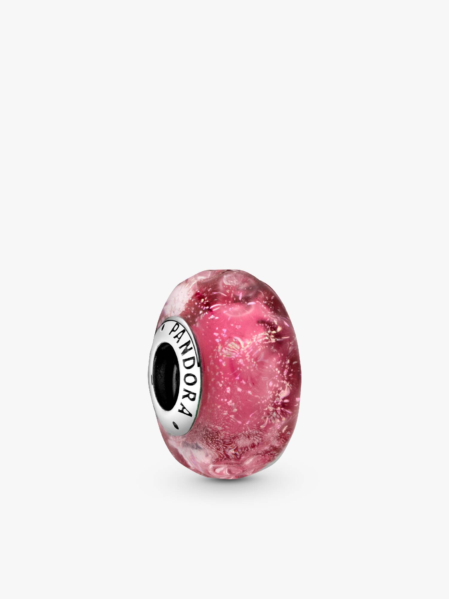 Charms Różowe fale Murano