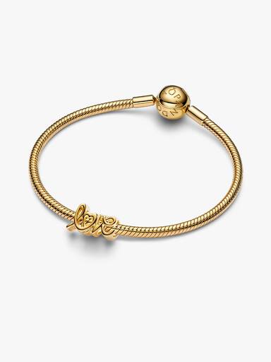 Charms w kształcie odręcznego napisu „love”