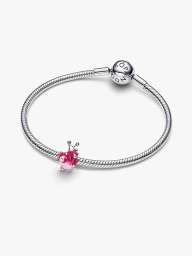 Charms Różowy ślimak