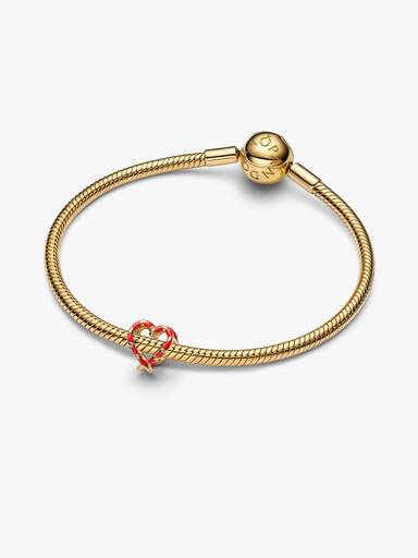 Ażurowy charms Cukrowe serce