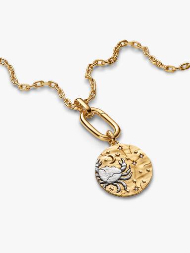 Duży medalion ze znakiem zodiaku Rak