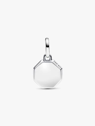Mały turkusowy charms-medalion do grawerowania