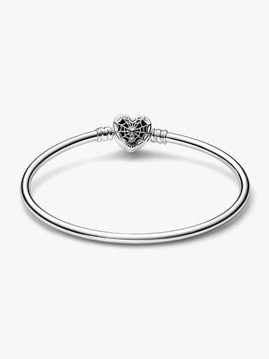 Pandora Moments Marvel Bransoletka bangle z zapięciem z maską Spider-Mana