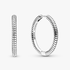 Kolczyki obręcze Pandora Moments Charm Kolczyki obręcze Pandora Moments Charm