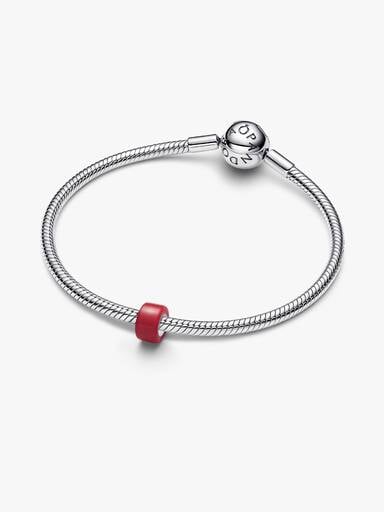Mały charms z czerwonego szkła Murano