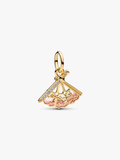 Charms-zawieszka Disney Mulan Wachlarz