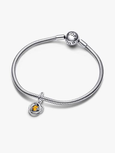 Charms-zawieszka Miodowy symbol wieczności