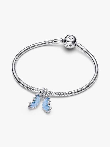 Rozdzielany charms-zawieszka Motyl