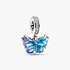 Charms-zawieszka Motyl z niebieskiego szkła Murano Charms-zawieszka Motyl z niebieskiego szkła Murano