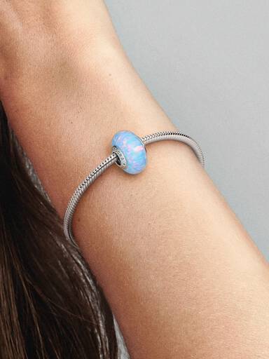 Charms Opalizujący Błękit Oceanu
