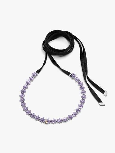 Bridgertonowie Choker z motywem roślinnym i pszczołą