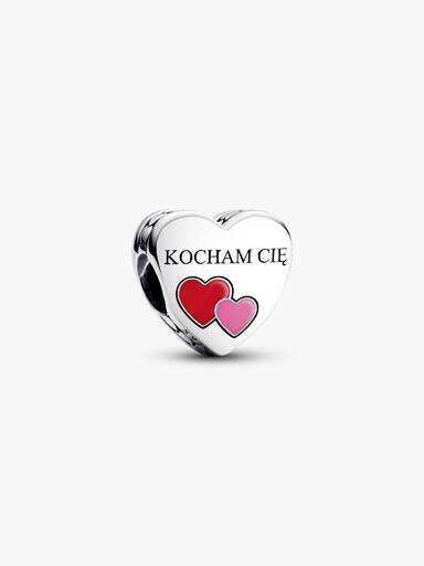 Charms Polska z napisem Kocham Cię