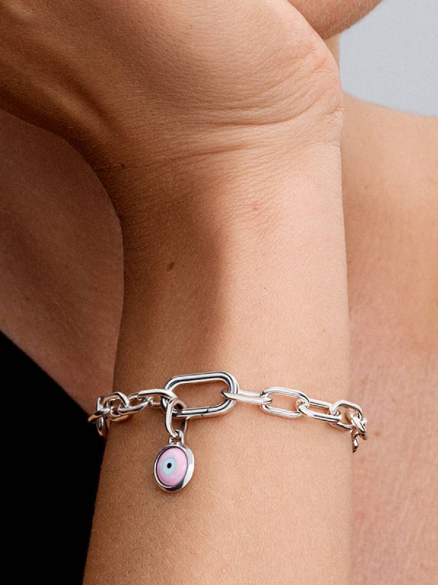 Mały charms-zawieszka ze szkła Murano Złe oko