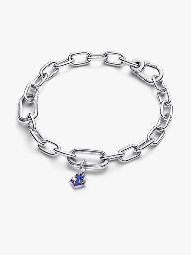 Mały charms-zawieszka Niebieska kotwica