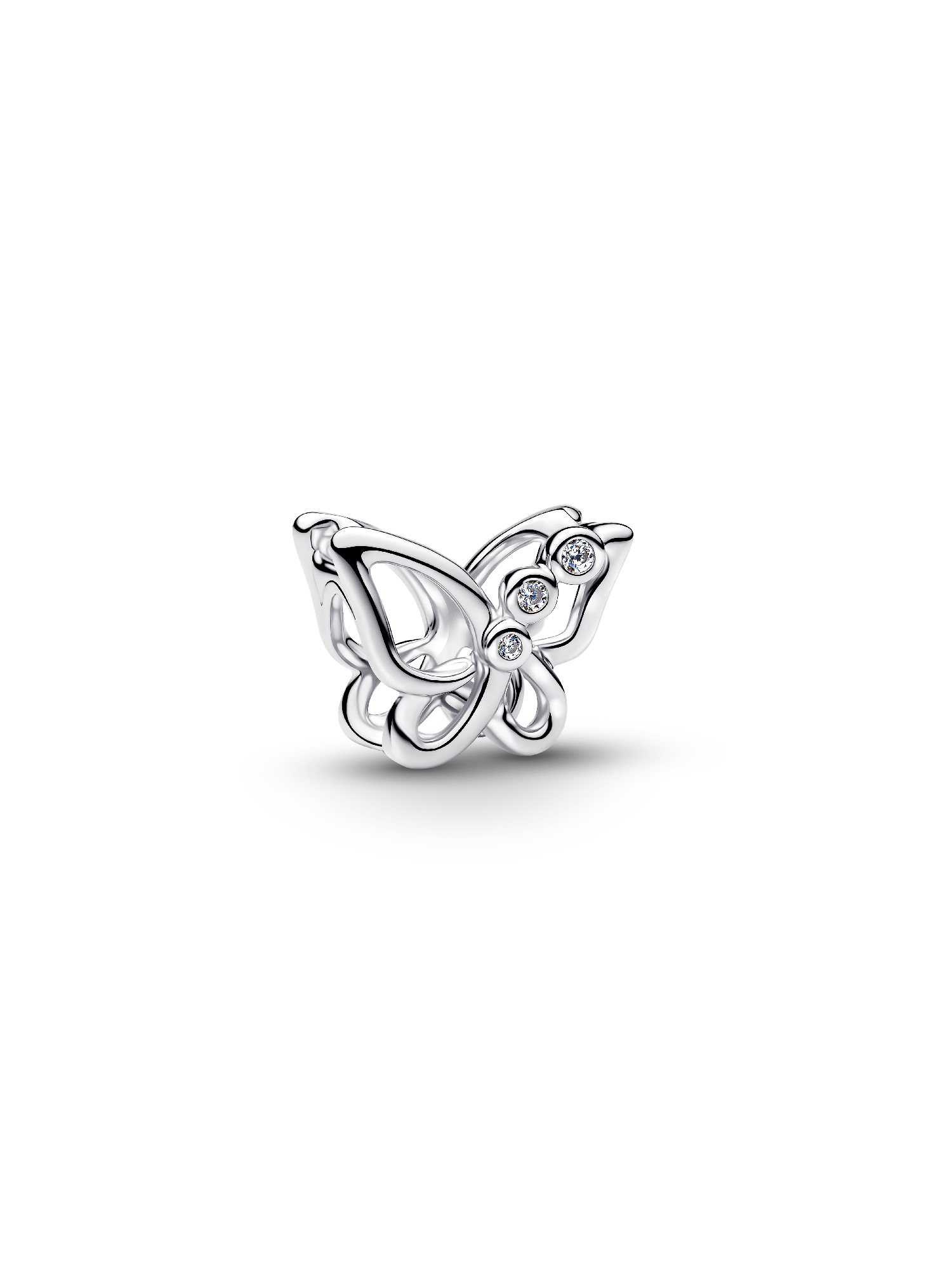 Ażurowy charms Motyl