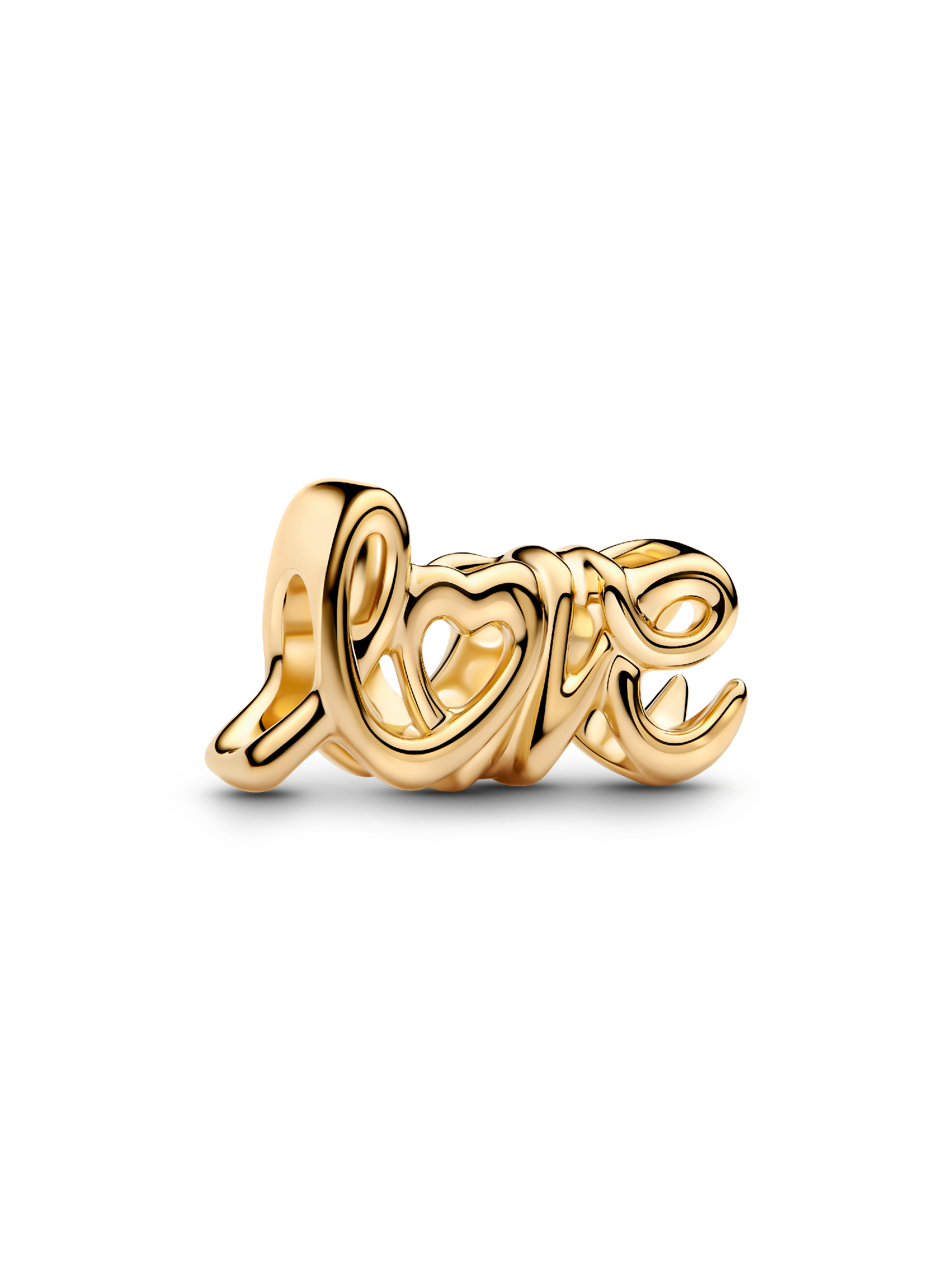 Charms w kształcie odręcznego napisu „love”
