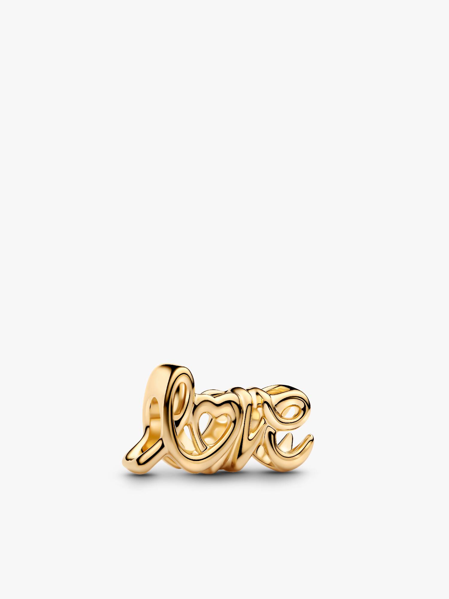 Charms w kształcie odręcznego napisu „love”