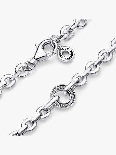 Bransoletka łańcuszkowa pavé Pandora Signature