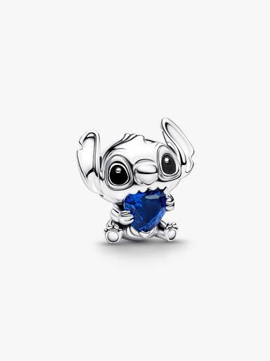 Charms Disney Stitch Niebieskie serce