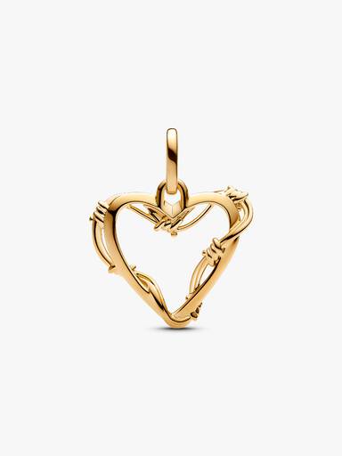 Charms-zawieszka Druciane serce