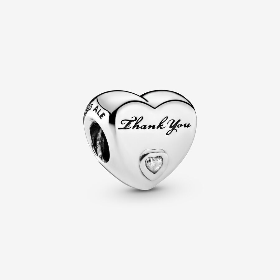 Charms serce „Dziękuję” image number 0