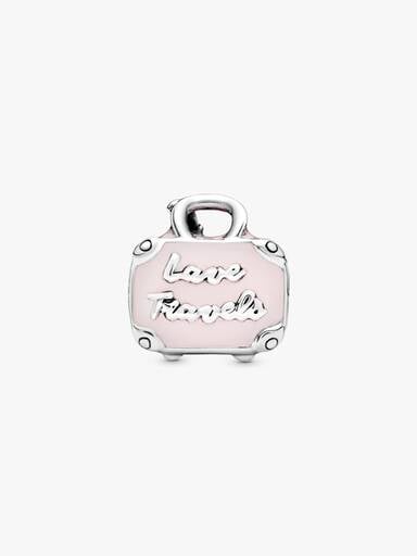 Charms Różowa torba podróżna
