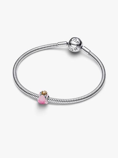 Charms Różowy tulipan