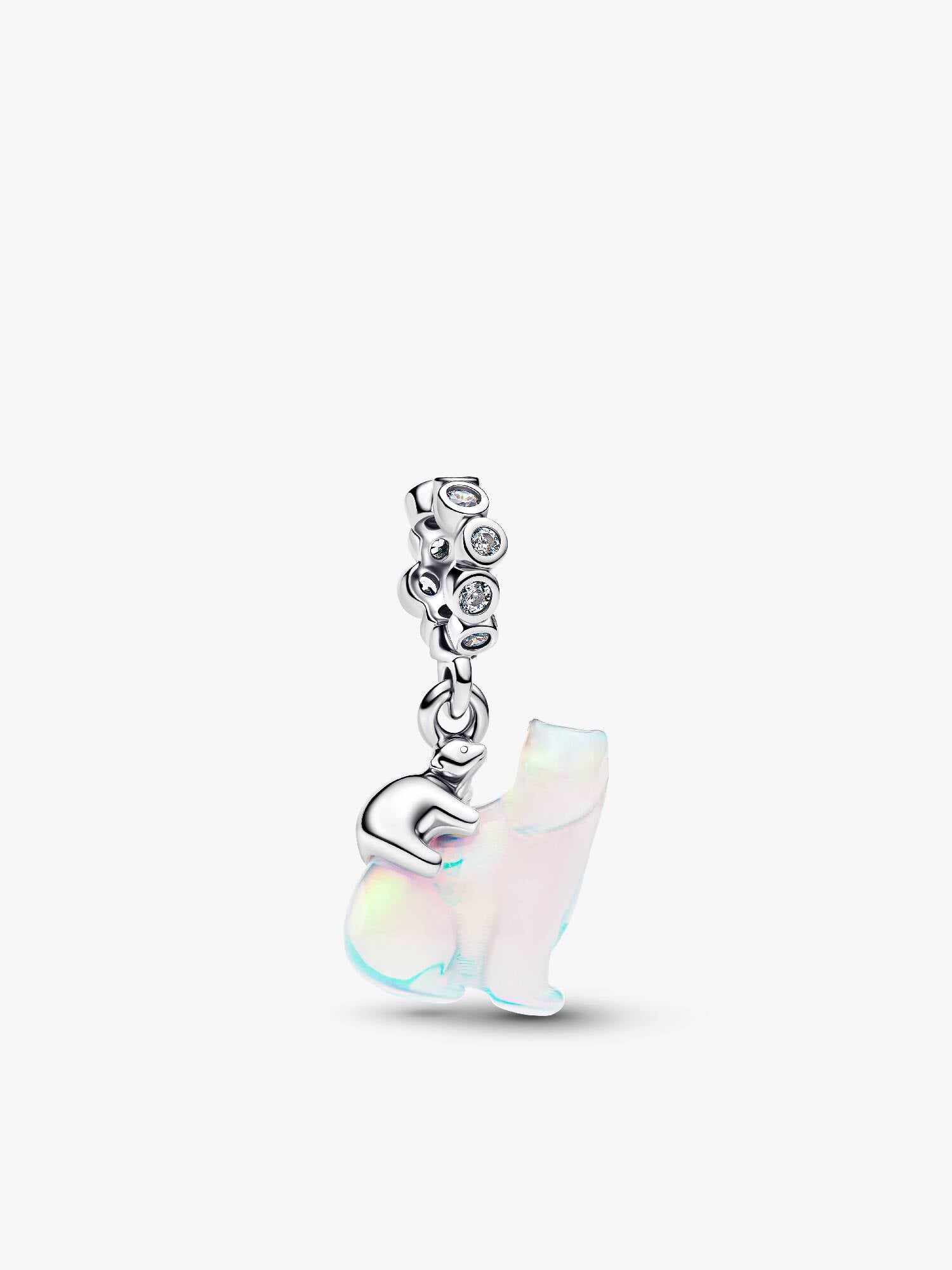 Charms-zawieszka Niedźwiedzica z niedźwiadkiem